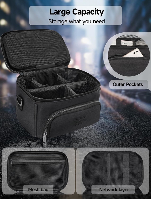 Bolso portátil de gran capacidad resistente a olores personalizado para viajes con cinturón de hombro desmontable