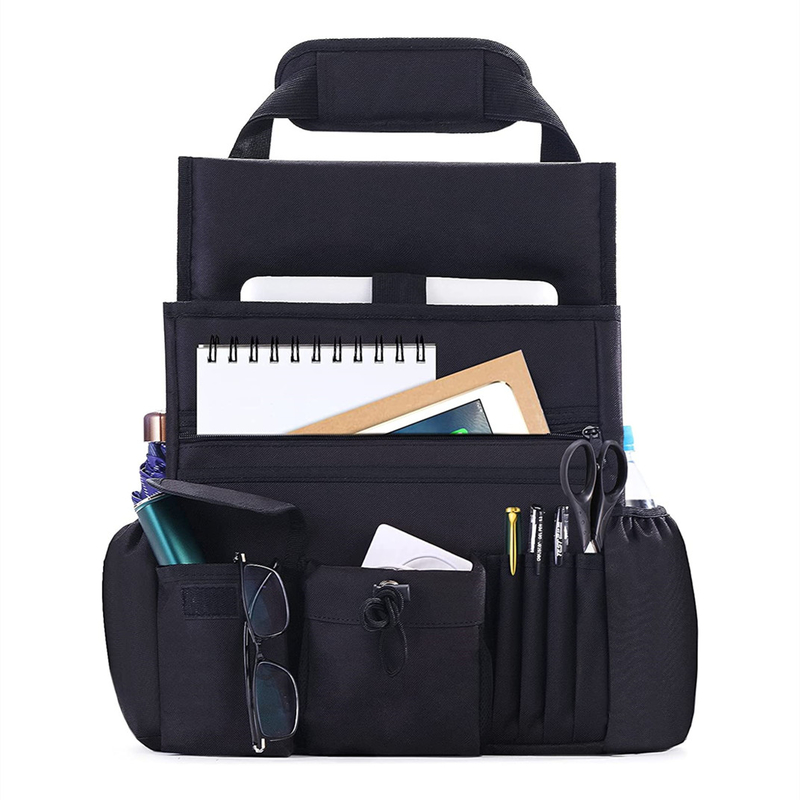 Bolso organizador del maletero del coche Almacenamiento asiento trasero delantero con bolso de enfriamiento extraíble 12.8X4.7X17.2
