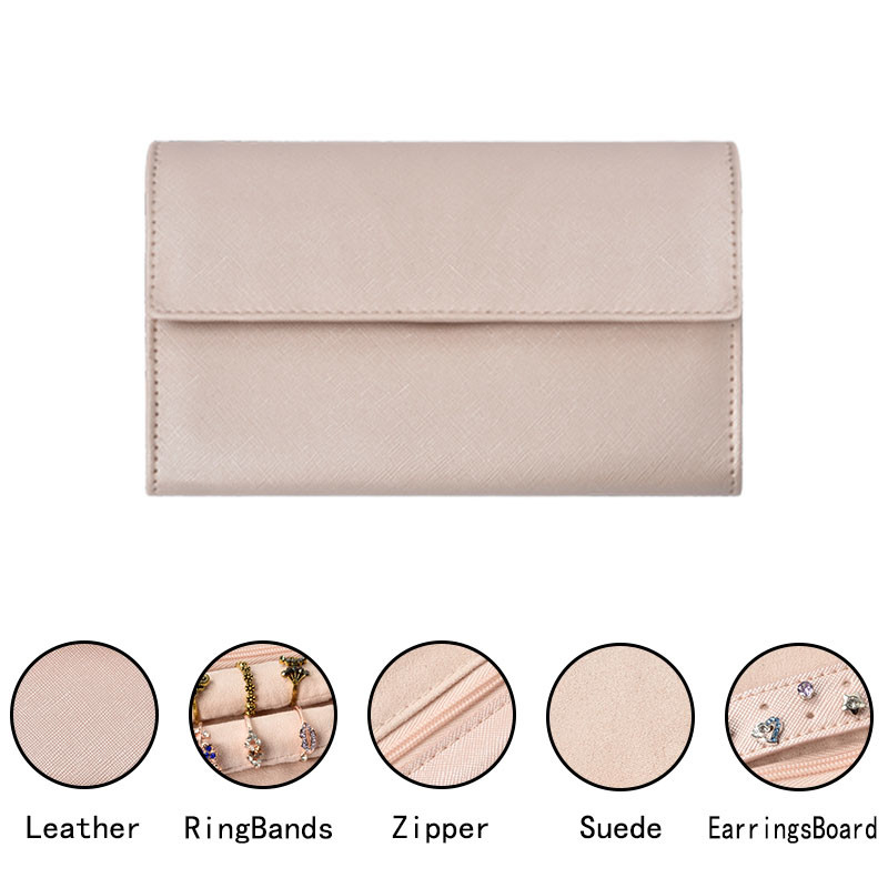 Maquillaje Joyería Bolso de viaje organizador portátil 8x5x1