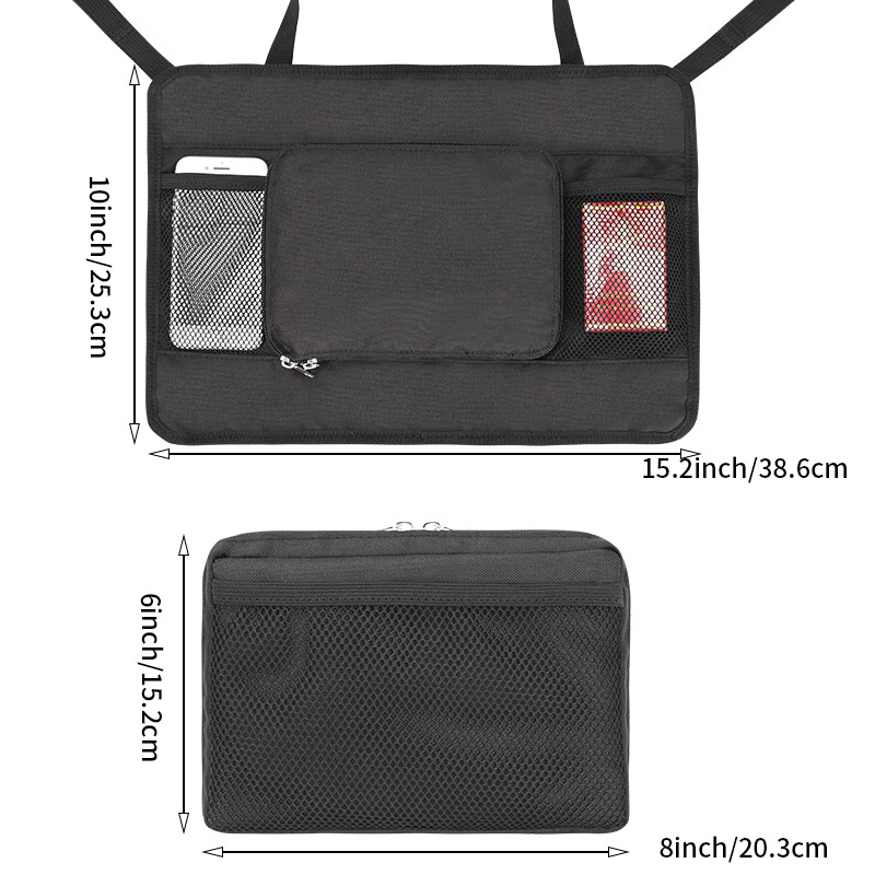 Bolso de red para el organizador de automóviles bolsos de bolsillo portabolsos asiento trasero 15.2x10 