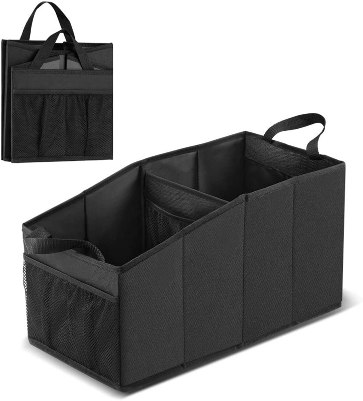 Carros de compras grandes organizador bolsas de comestibles plegable delantero trasero asiento camión 19X10X10