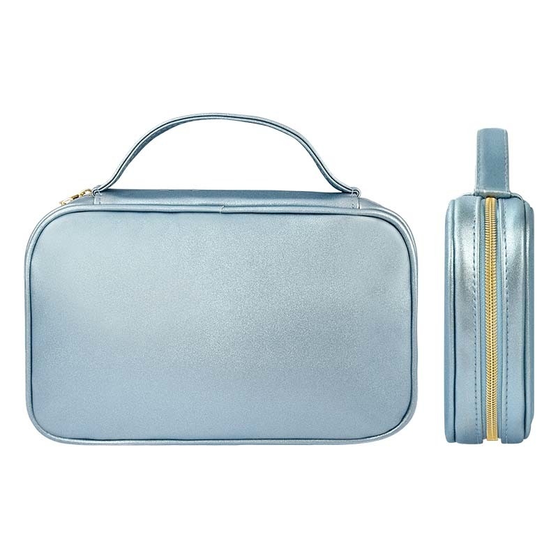 Pequeño cuero falso para viajes, joyas, bolsas de almacenaje para viajes, portátil, BSCI 10x6.4x2